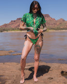 Women's Green Room String Bikini Bottom - Dixxon Flannel Co.