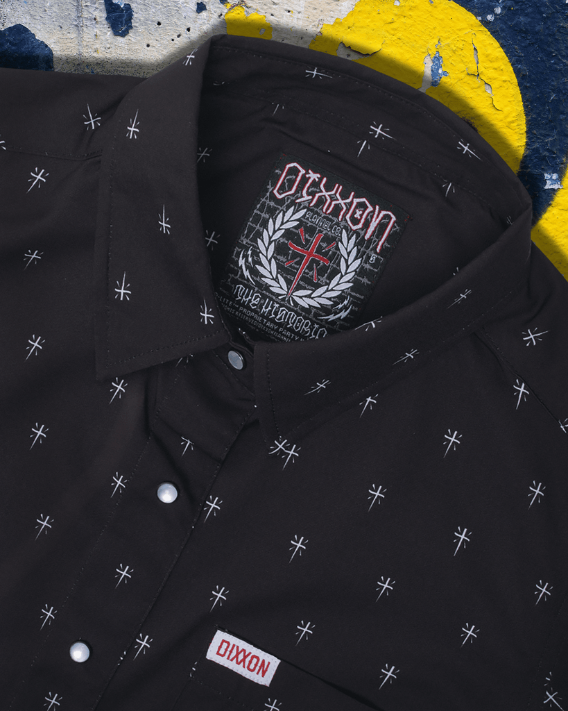 Women's Historia Short Sleeve - Black - Dixxon Flannel Co.