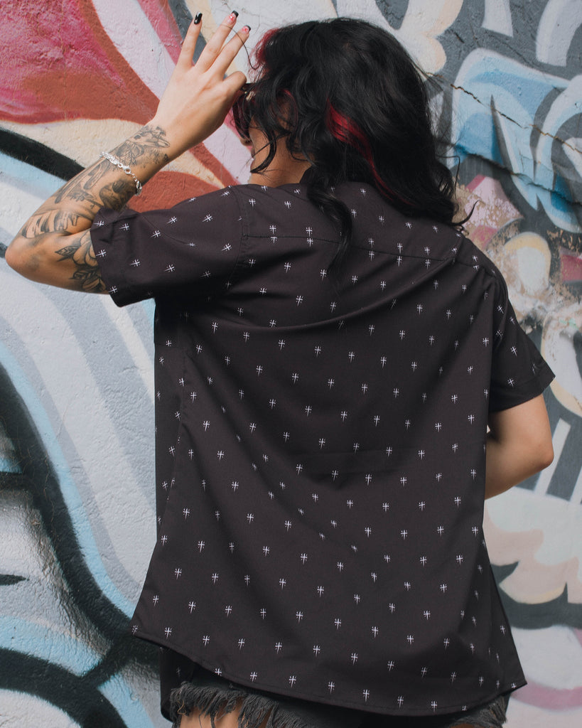 Women's Historia Short Sleeve - Black - Dixxon Flannel Co.