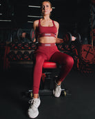 Women's Jane Sports Bra - Maroon - Dixxon Flannel Co.