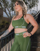 Women's Jane Sports Bra - O.D. Green - Dixxon Flannel Co.