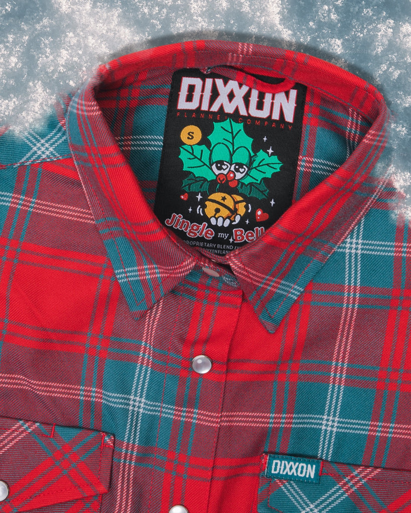 Women's Jingle Bells Flannel - Dixxon Flannel Co.