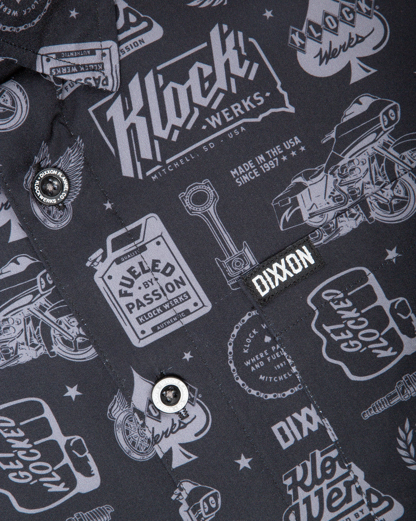 Women's Klock Werks Short Sleeve - Black - Dixxon Flannel Co.