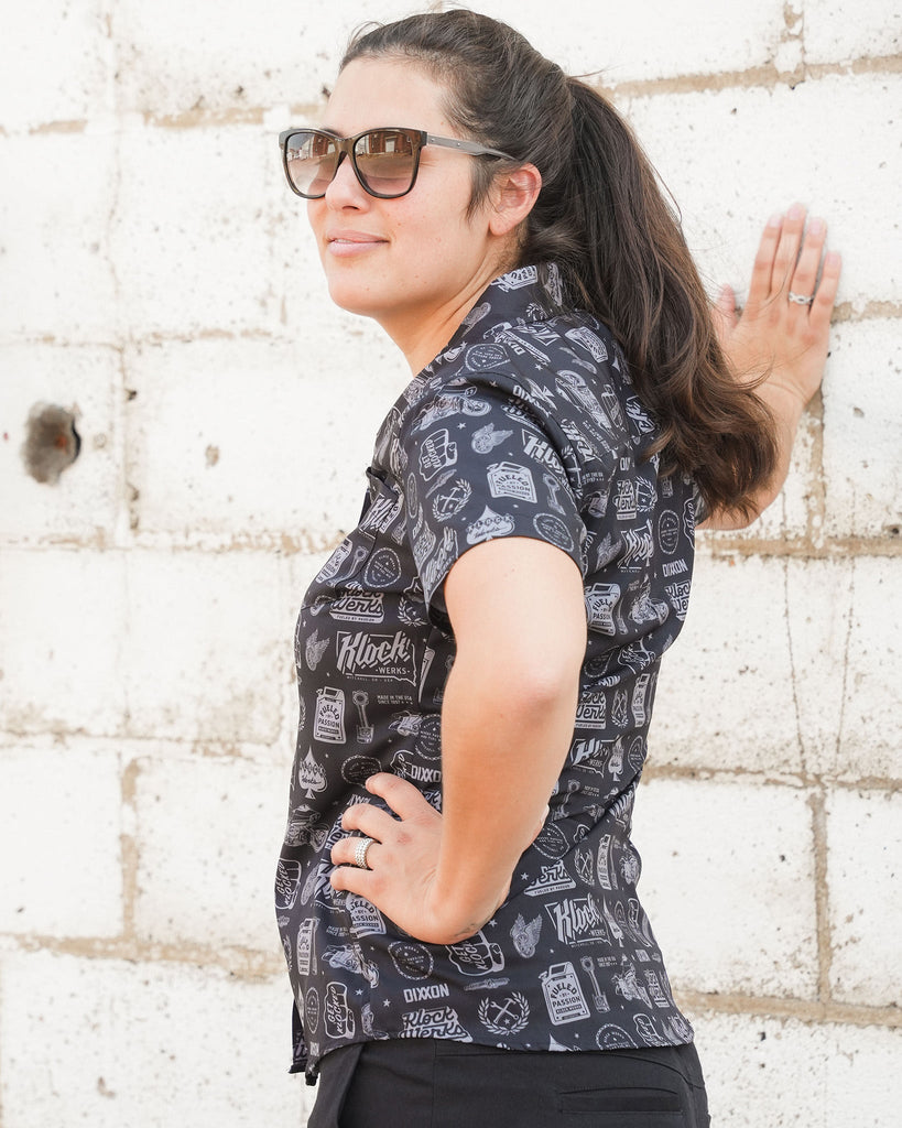 Women's Klock Werks Short Sleeve - Black - Dixxon Flannel Co.