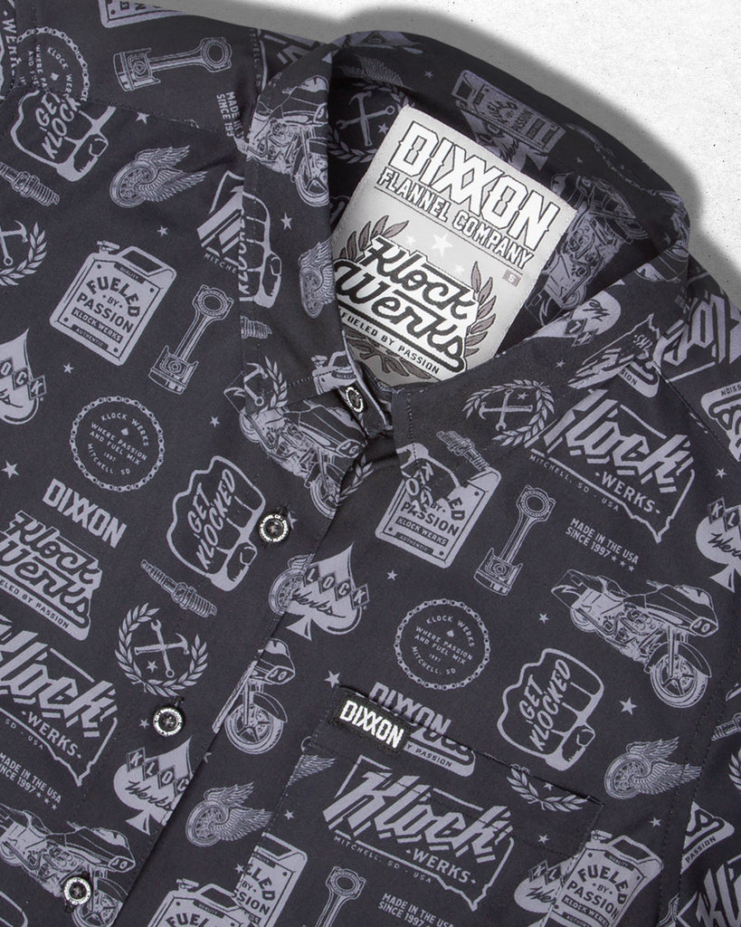 Women's Klock Werks Short Sleeve - Black - Dixxon Flannel Co.