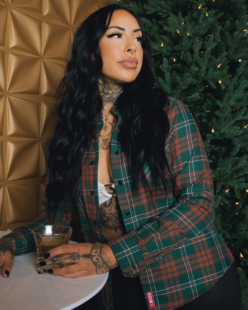 Women's Mistletoe Flannel - Dixxon Flannel Co.
