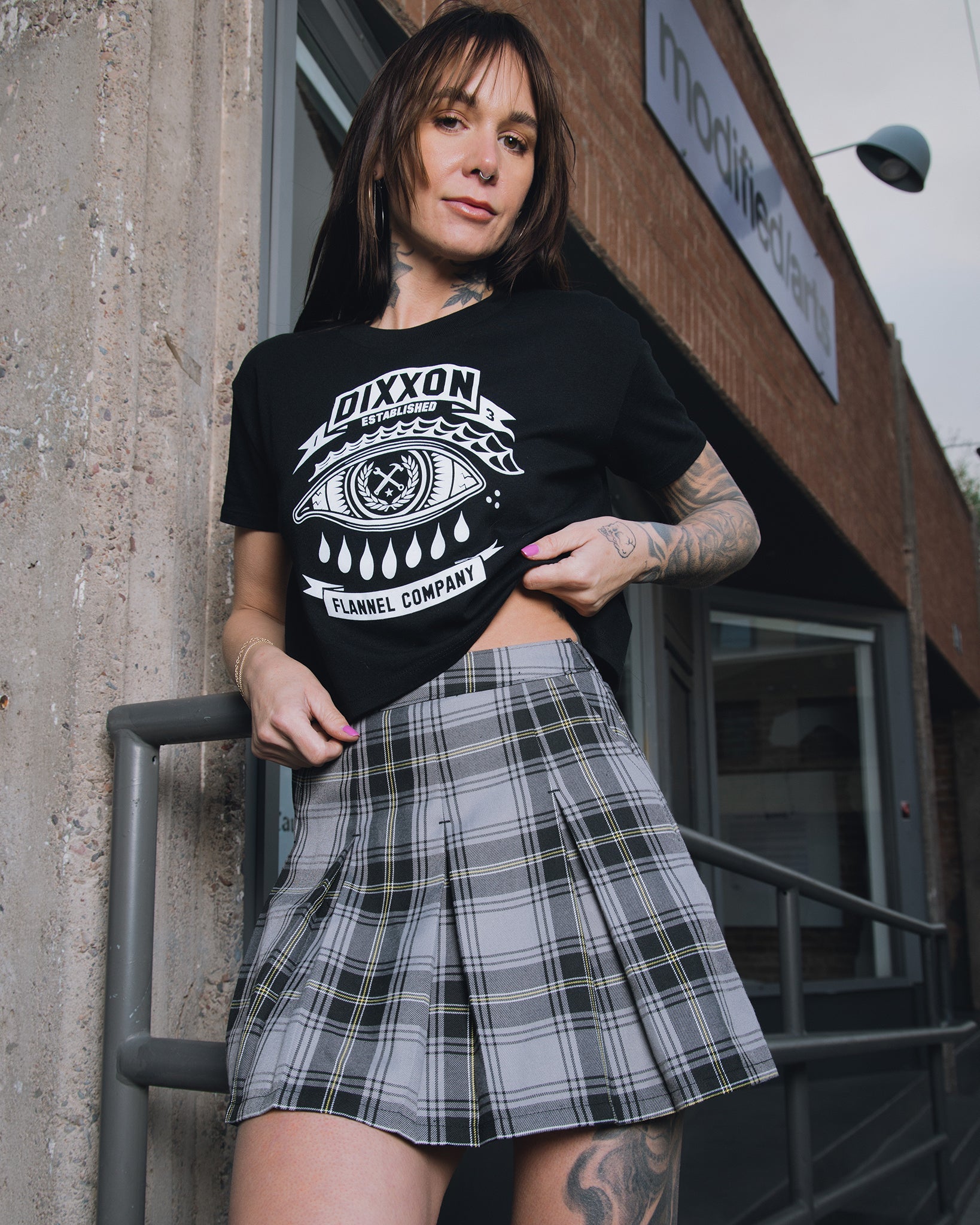 Women's Mystic Crop Top - Black - Dixxon Flannel Co.