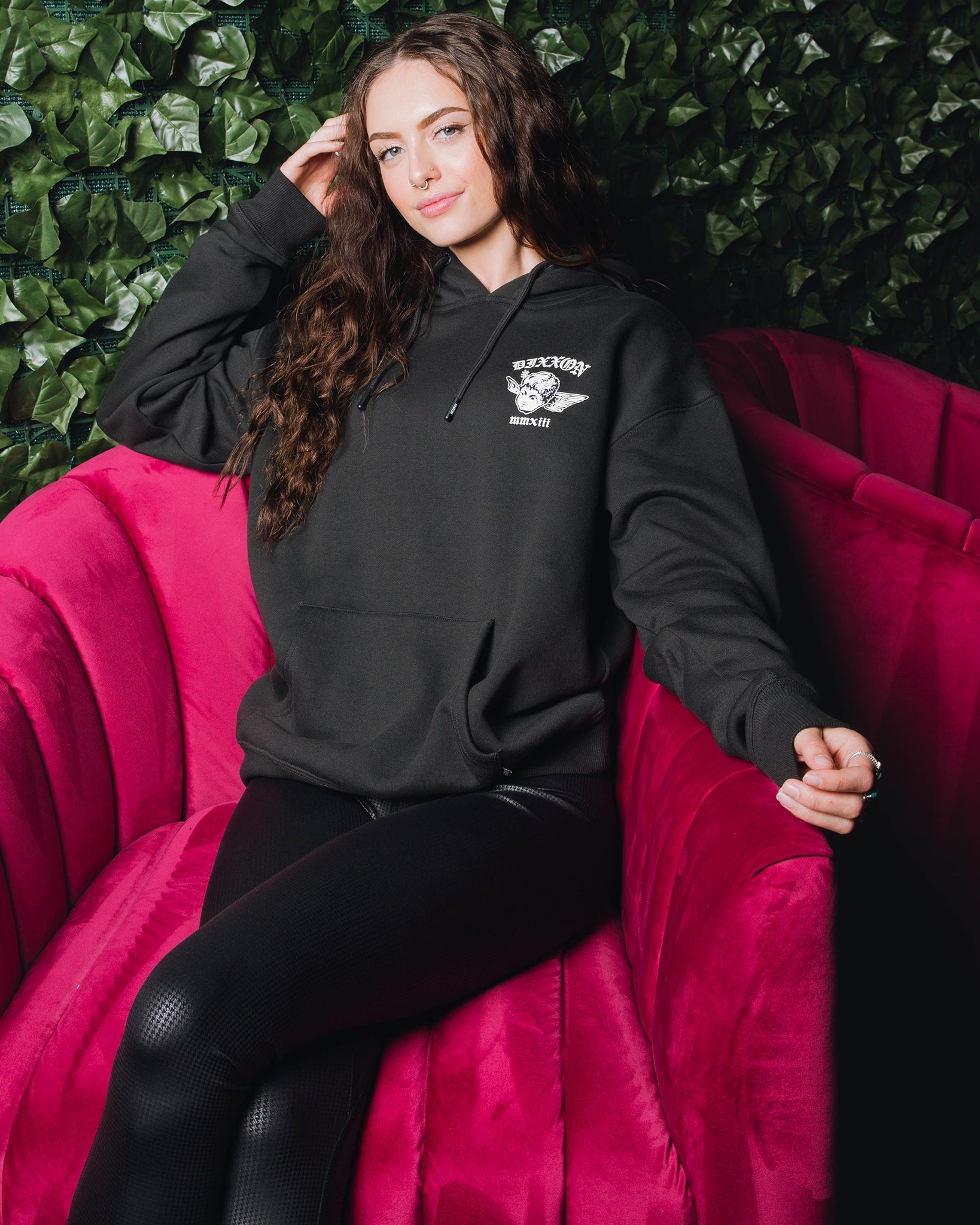 Women's No Regrets Pullover Hoodie - Black - Dixxon Flannel Co.