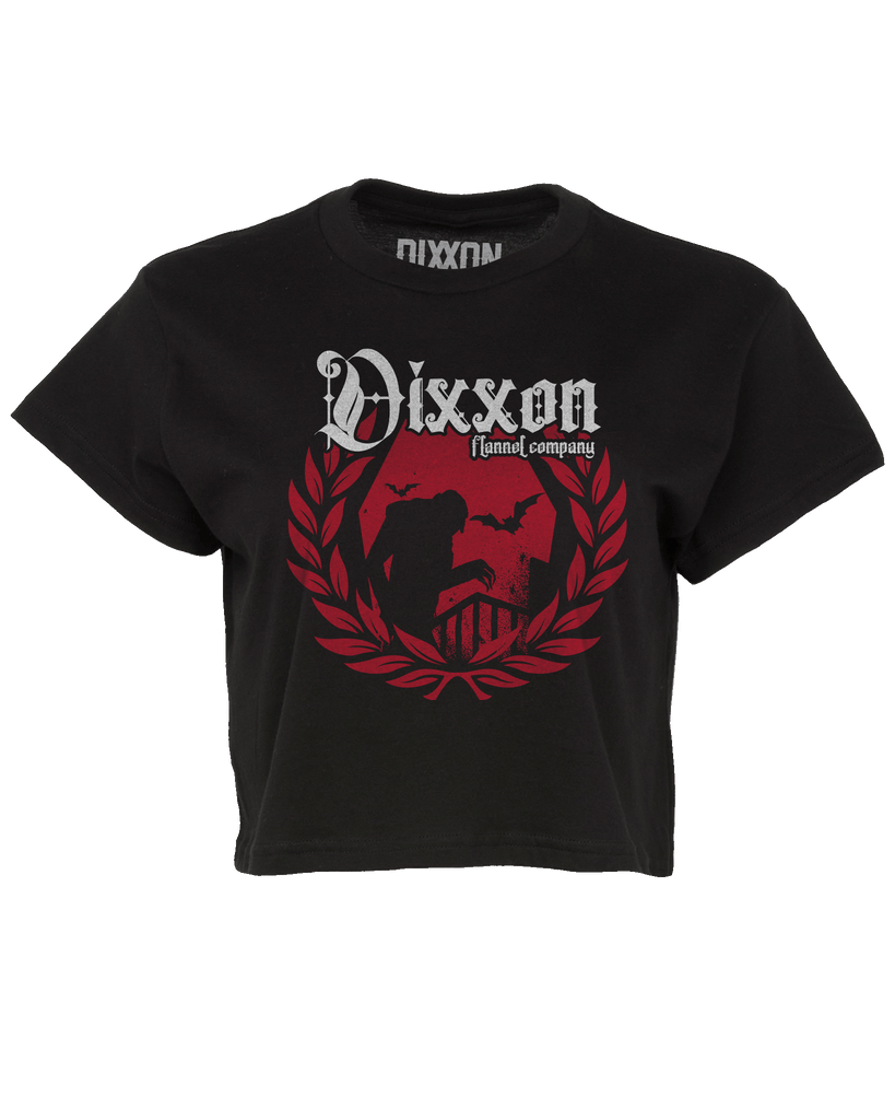 Women's Nosferatu Crop Top - Black - Dixxon Flannel Co.