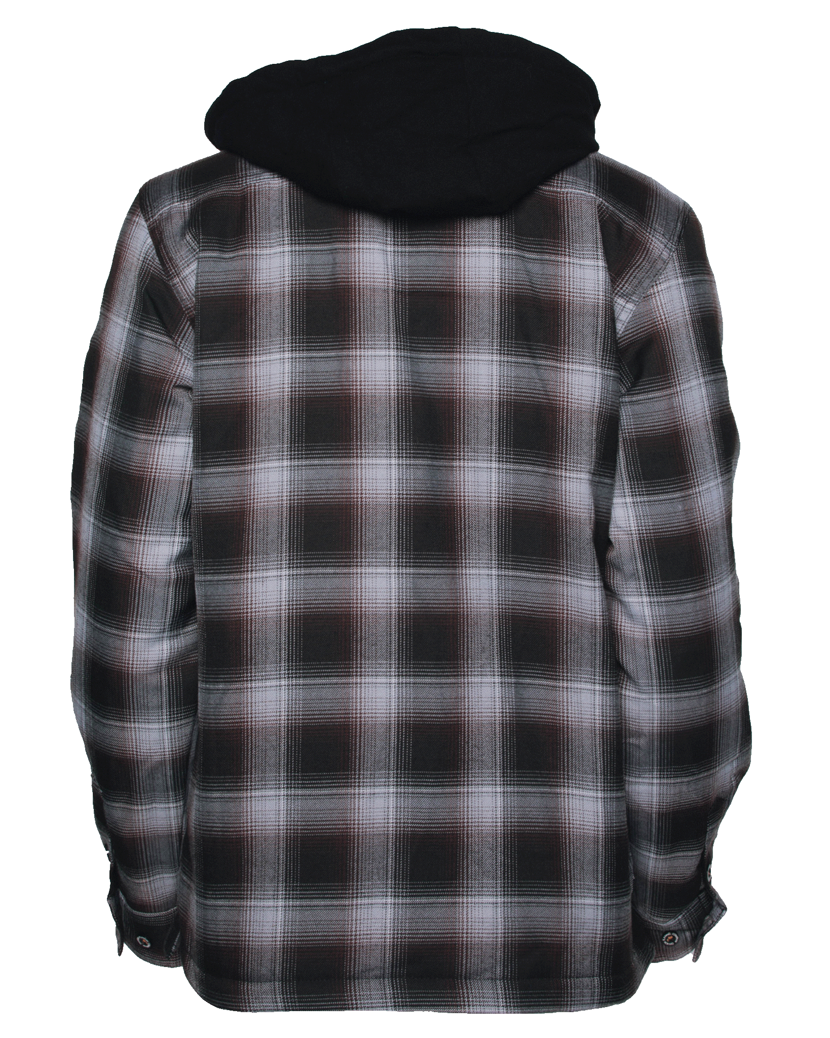 Womens flannel jacket with hood hot sale