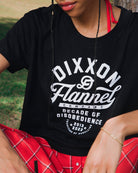 Women's Pastime Crop Top - Black - Dixxon Flannel Co.