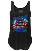 Women's Raw American Power Flowy Tank - Dixxon Flannel Co.