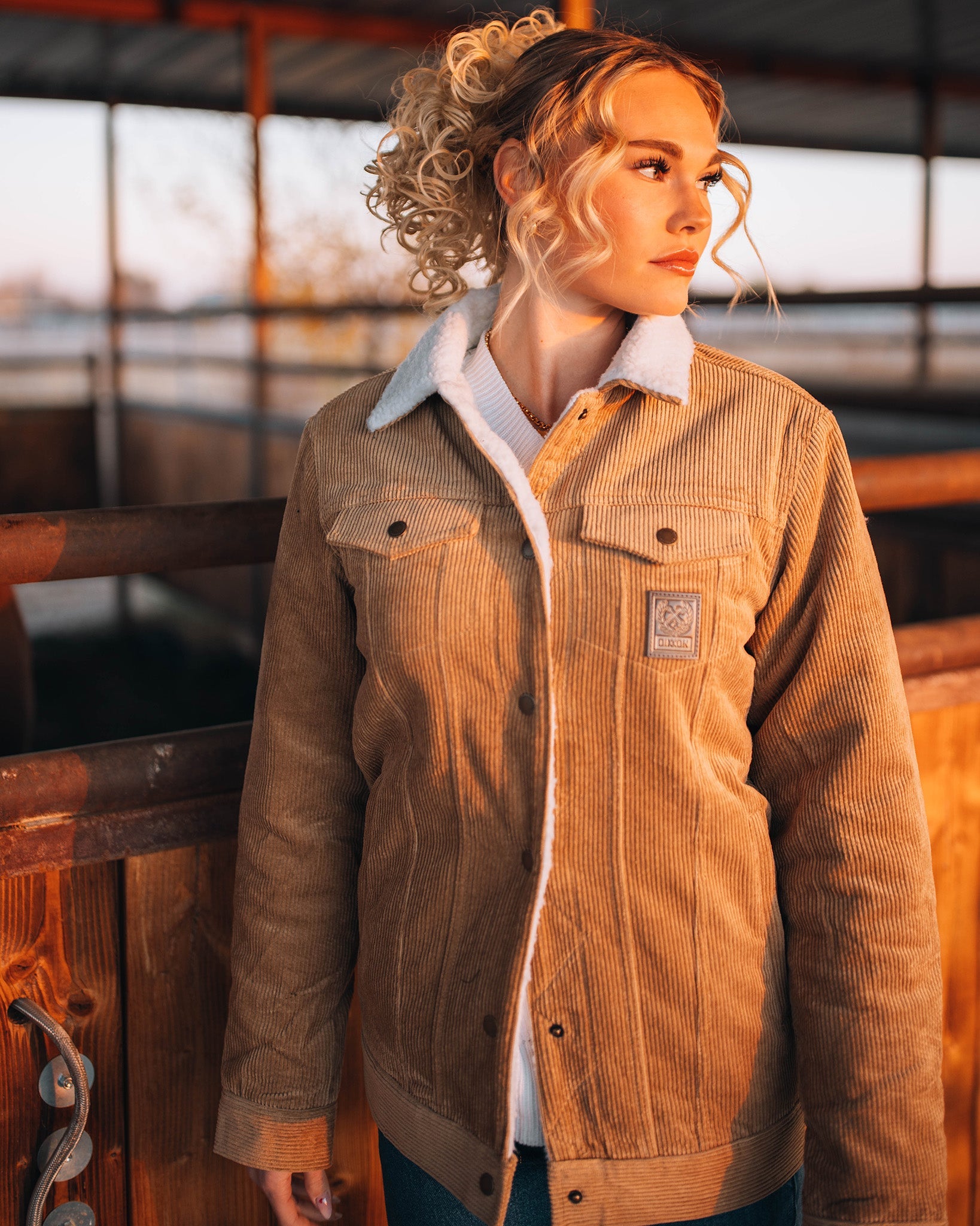 Women's Roper Corduroy Sherpa Lined Jacket