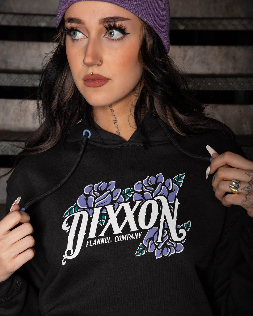 Women's Roses Pullover Hoodie - Dixxon Flannel Co.