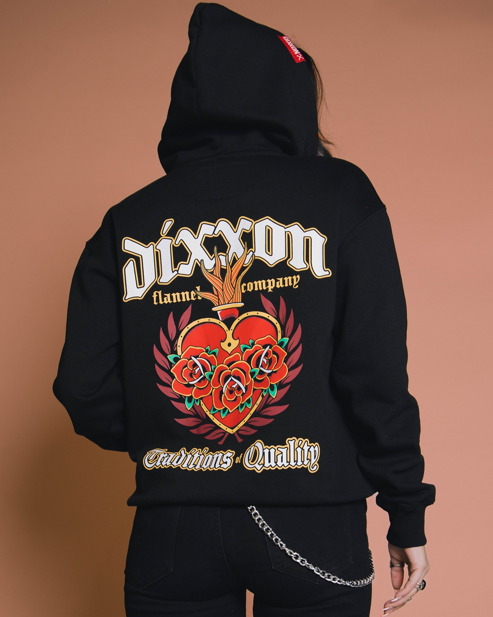 Dixxon Black Zip-Up Hoodie: Women's Quality & Style