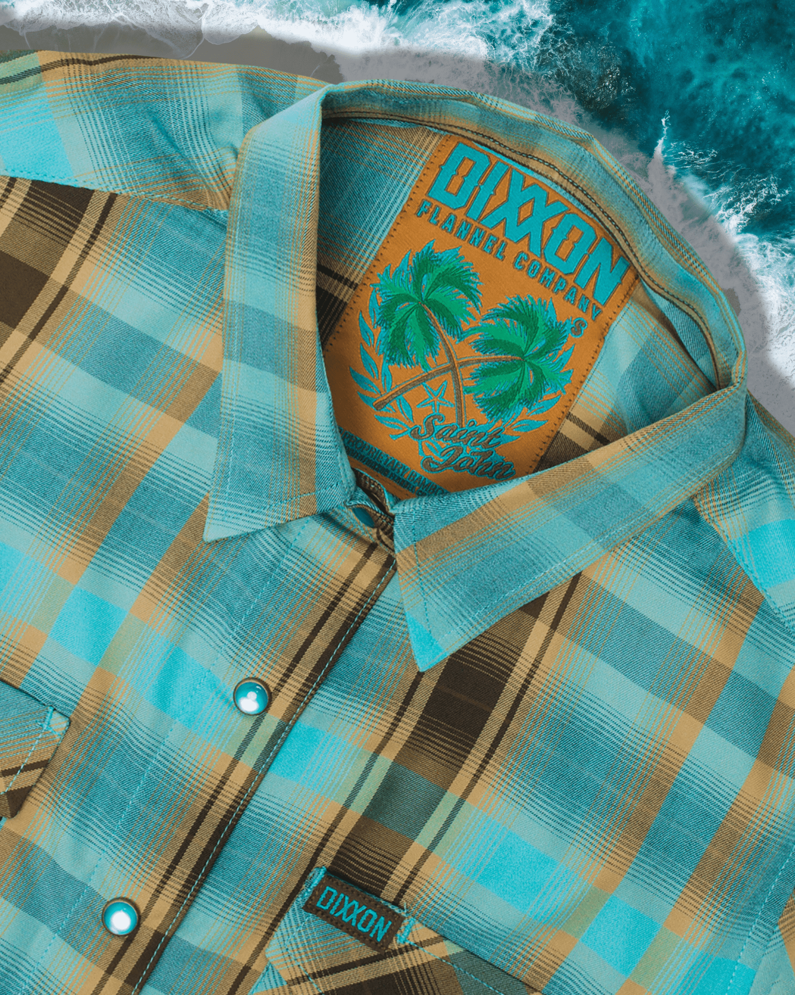 Dixxon flannel deals short sleeve