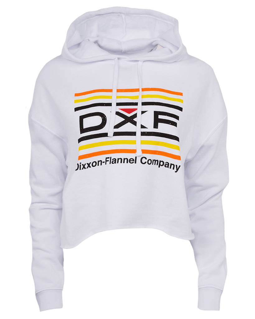 Women's Streamline Crop Pullover Hoodie - Orange - Dixxon Flannel Co.