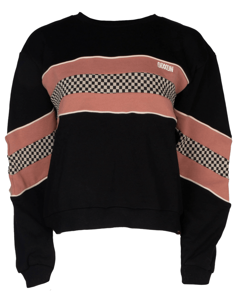 Women's Sunday Crewneck Sweatshirt - Neo Checkered - Dixxon Flannel Co.