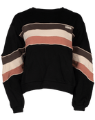 Women's Sunday Crewneck Sweatshirt - Neo Striped - Dixxon Flannel Co.