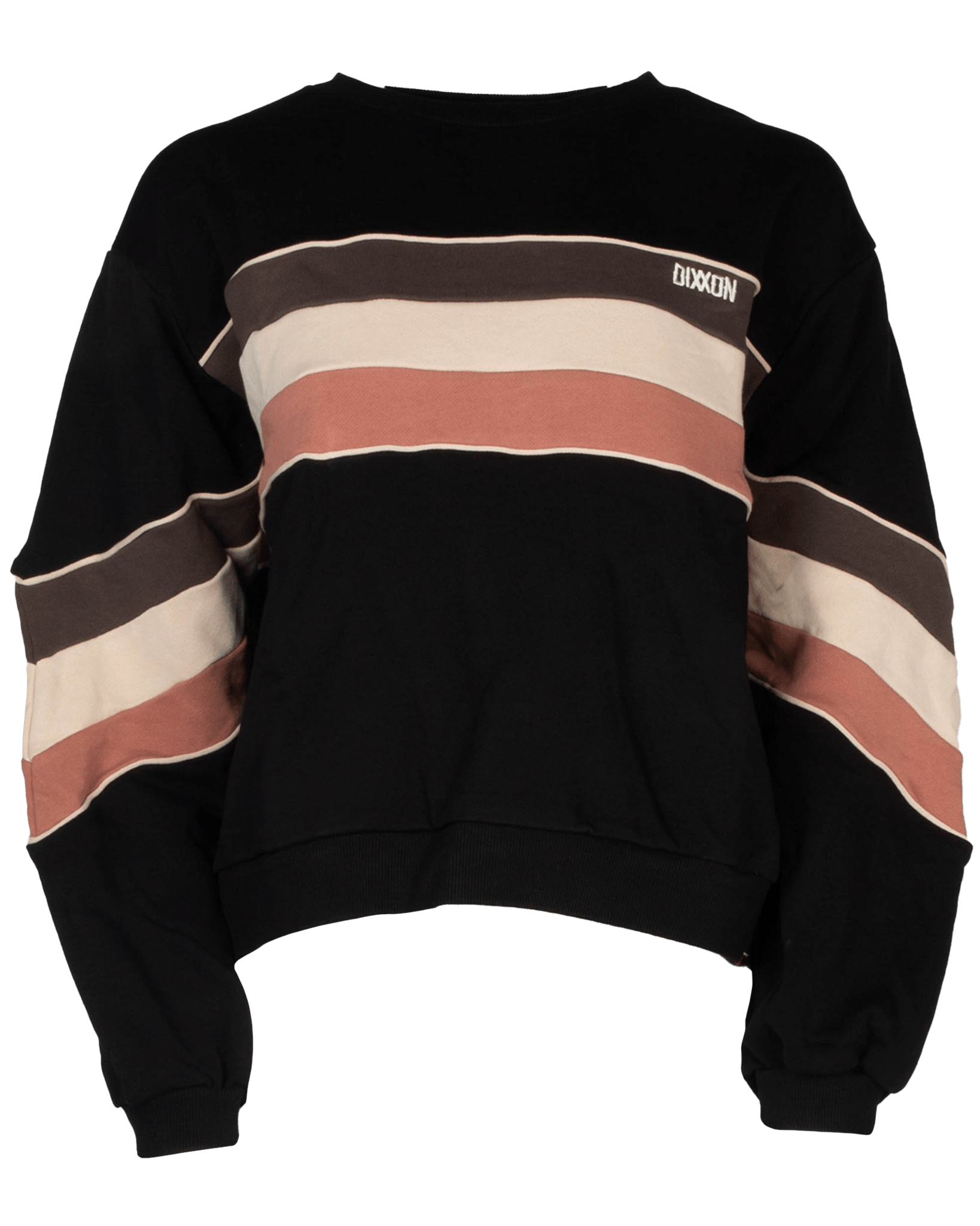 Women's Sunday Crewneck Sweatshirt - Neo Striped - Dixxon Flannel Co.
