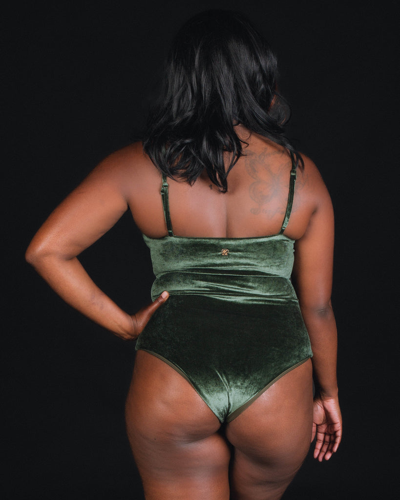 Women's Supreme One Piece Swimsuit - Green Velvet - Dixxon Flannel Co.