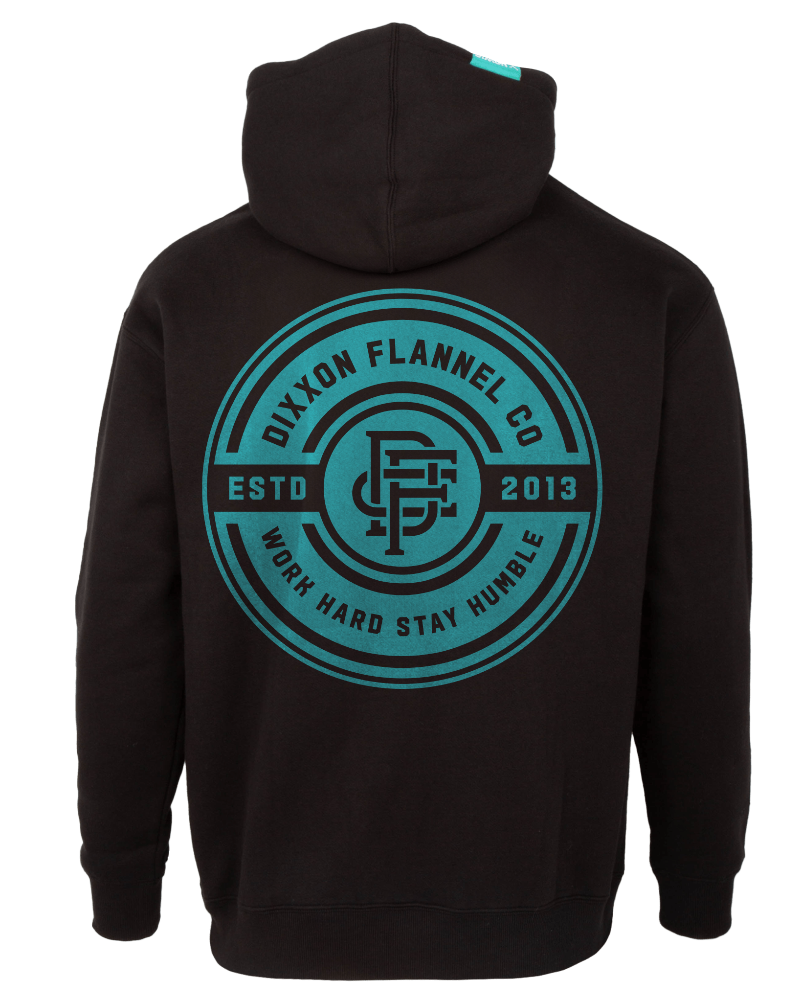 Women's Tiffany Work Hard Badge Zip Up - Black - Dixxon Flannel Co.