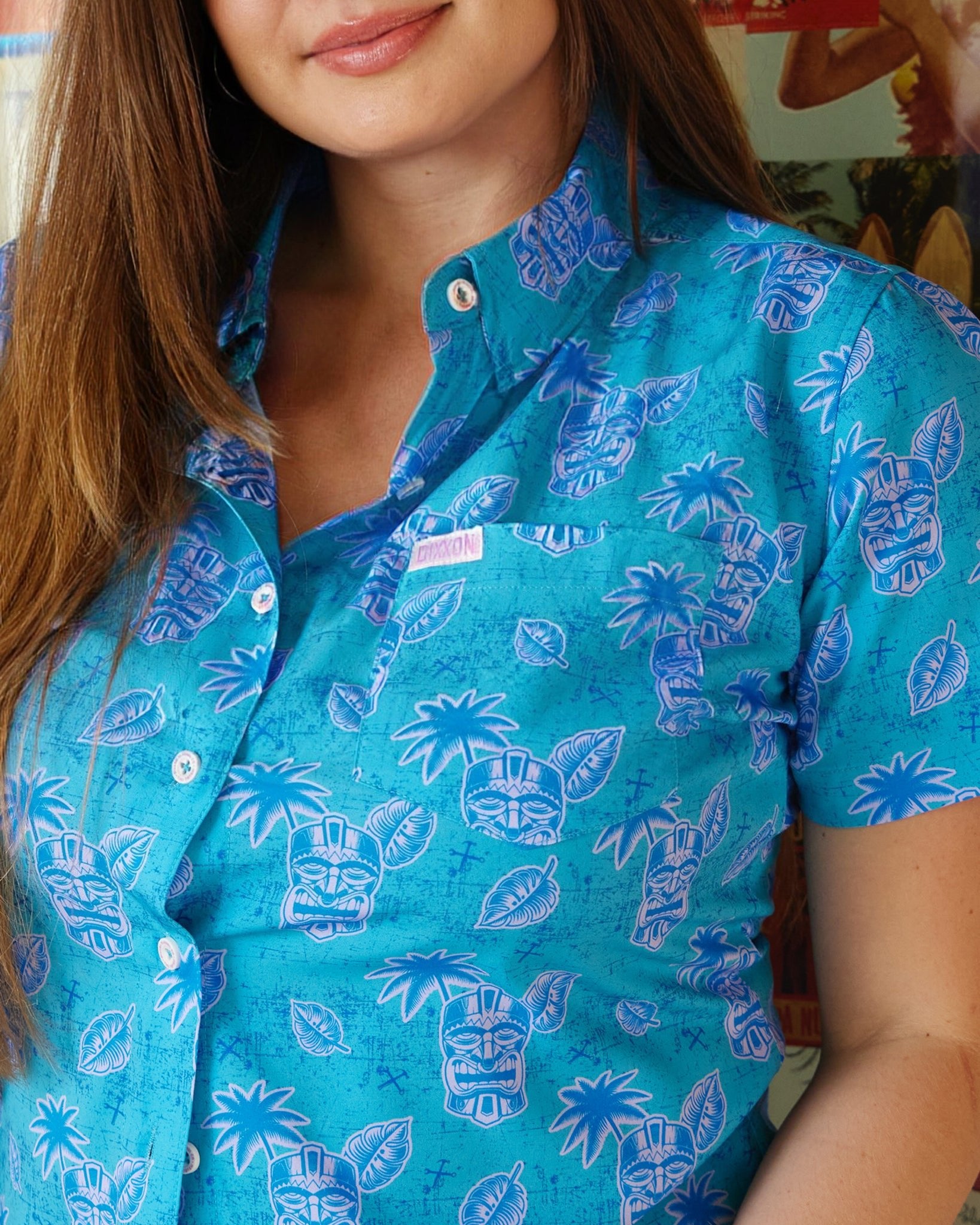 Women's Tiki Totem Short Sleeve - Dixxon Flannel Co.