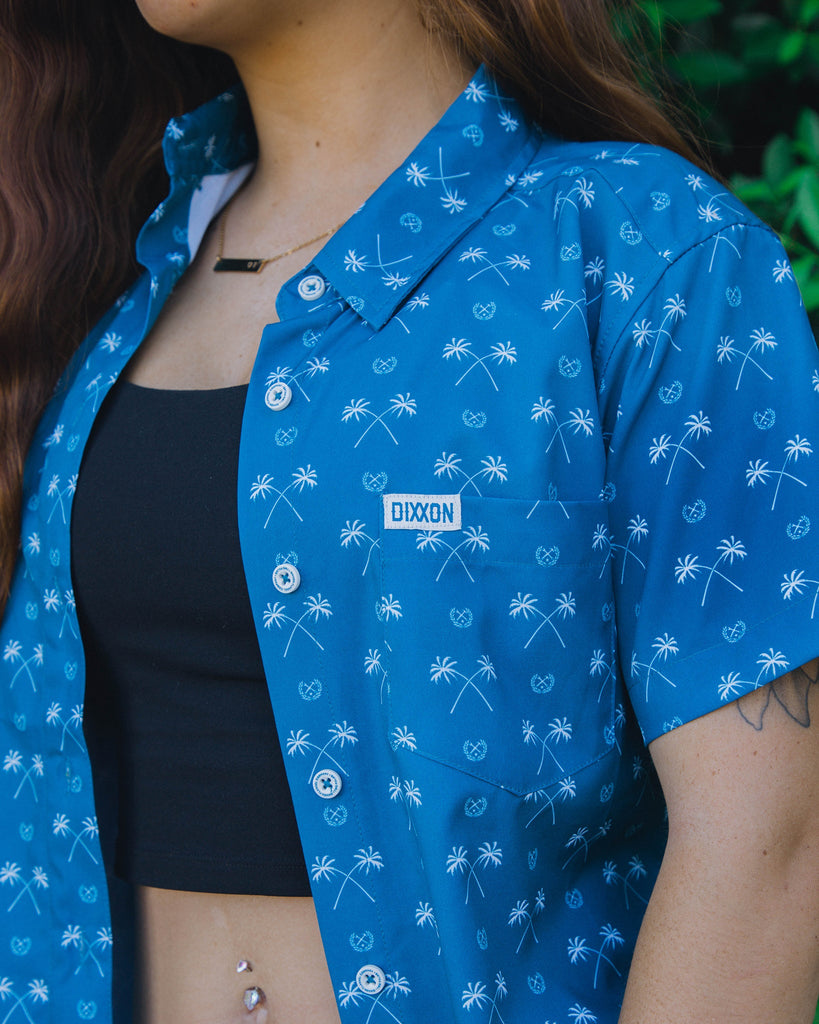 Women's Two Palms Short Sleeve - Dixxon Flannel Co.