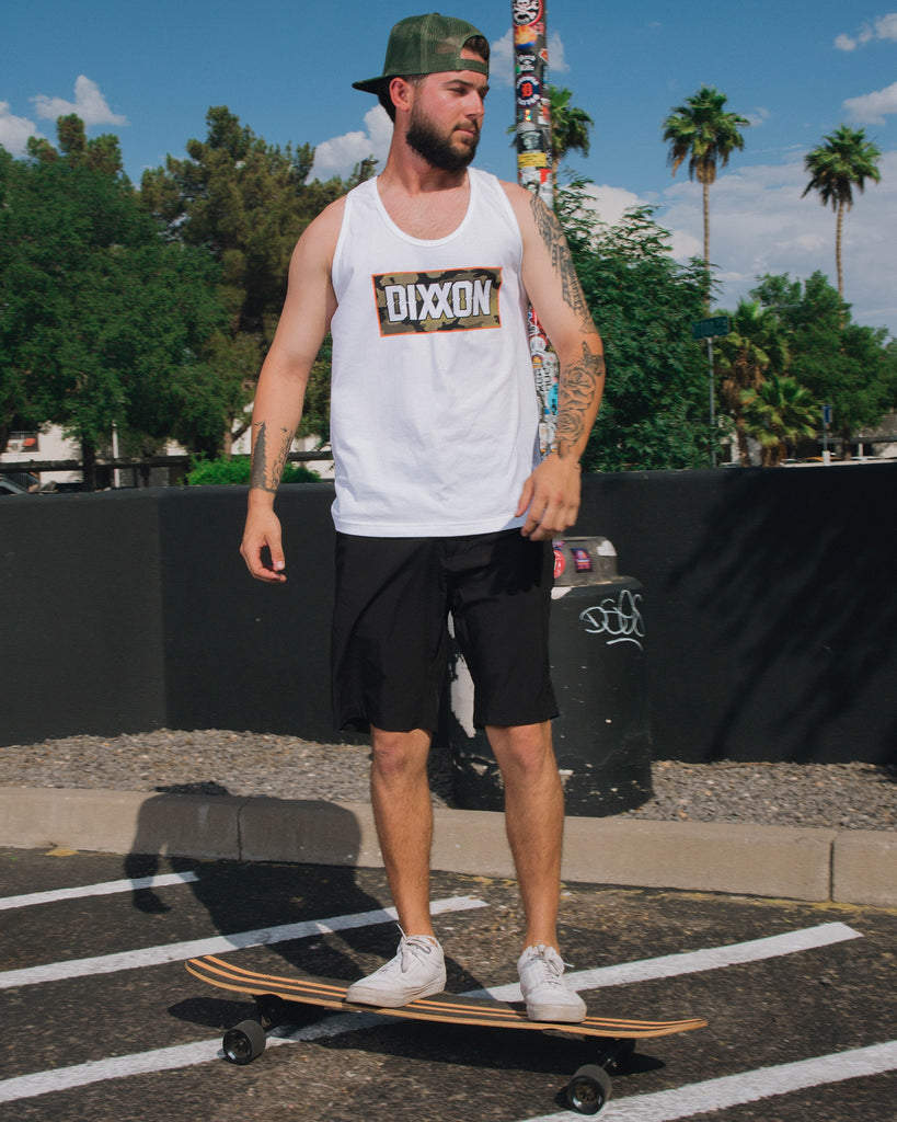 Woodland Tank - White - Dixxon Flannel Co.