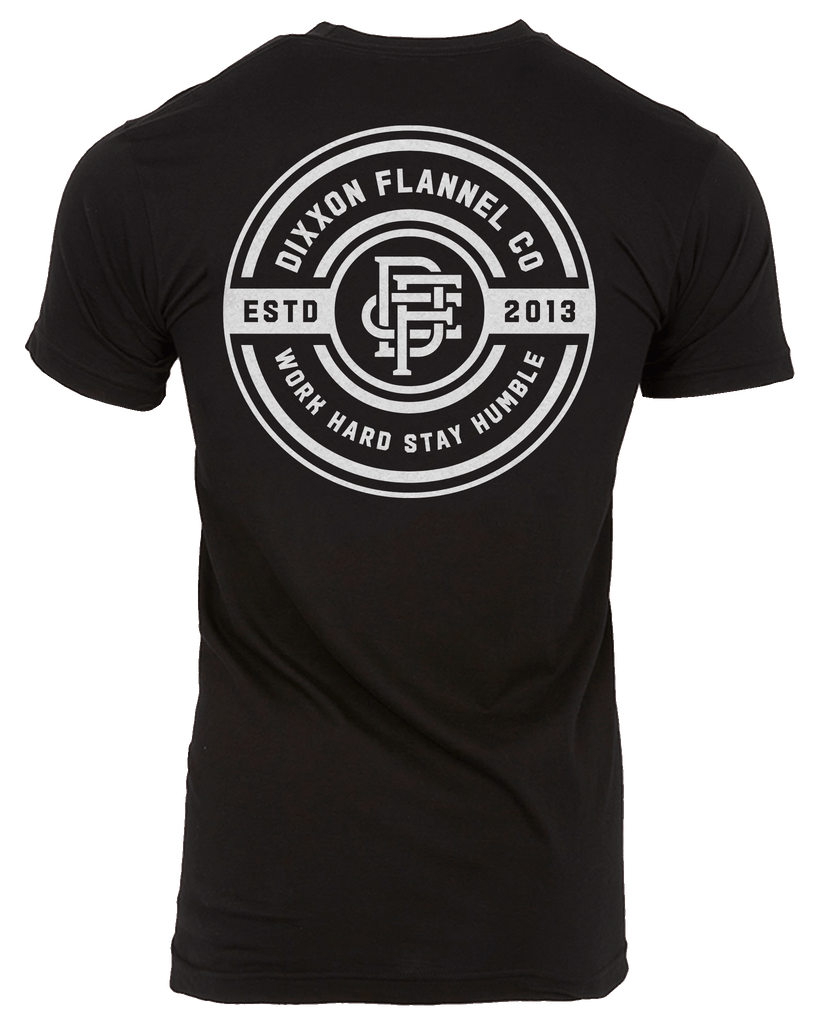 Work Hard Badge T-Shirt - Dixxon Flannel Co.