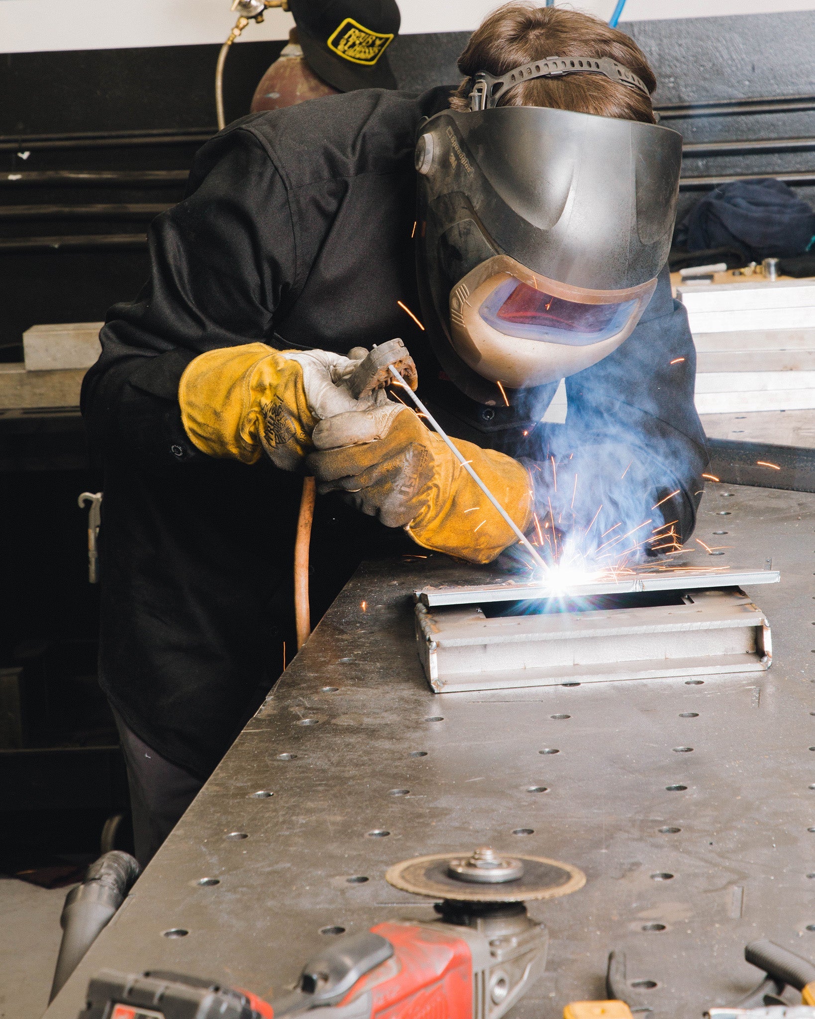 Men's WorkForce FR Work Shirt - Black | Dixxon Flannel Co.