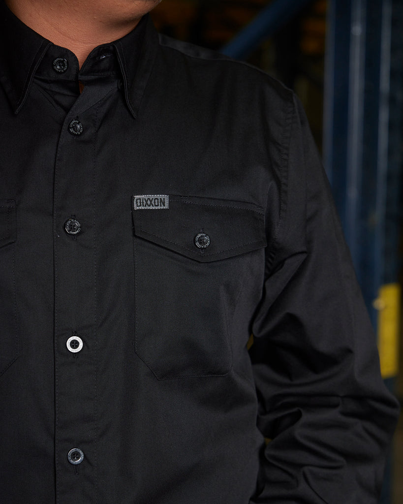 WorkForce Long Sleeve Work Shirt - Black - Dixxon Flannel Co.