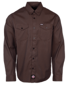 WorkForce Long Sleeve Work Shirt - Brown & Black - Dixxon Flannel Co.