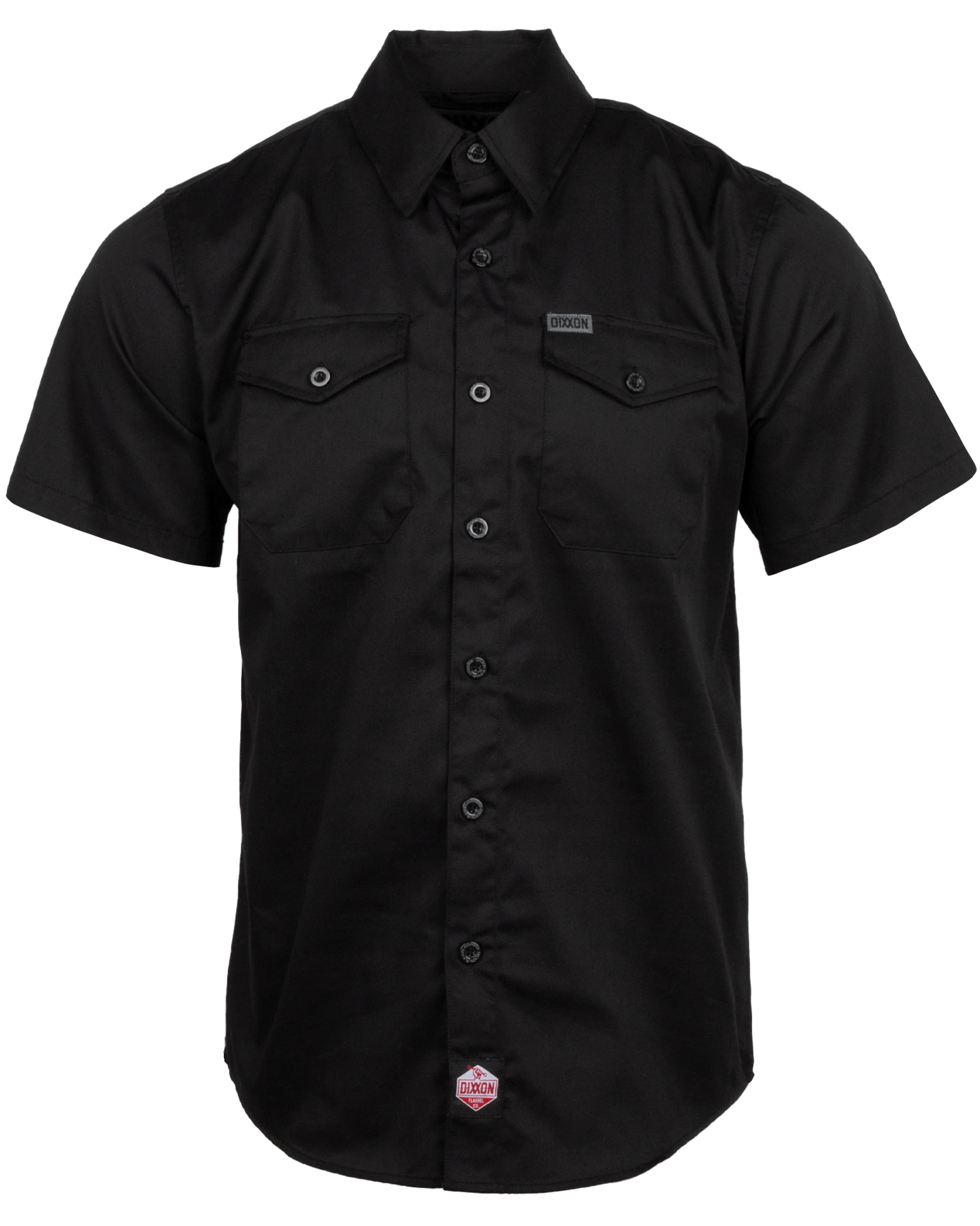 Black button up work shirt clearance