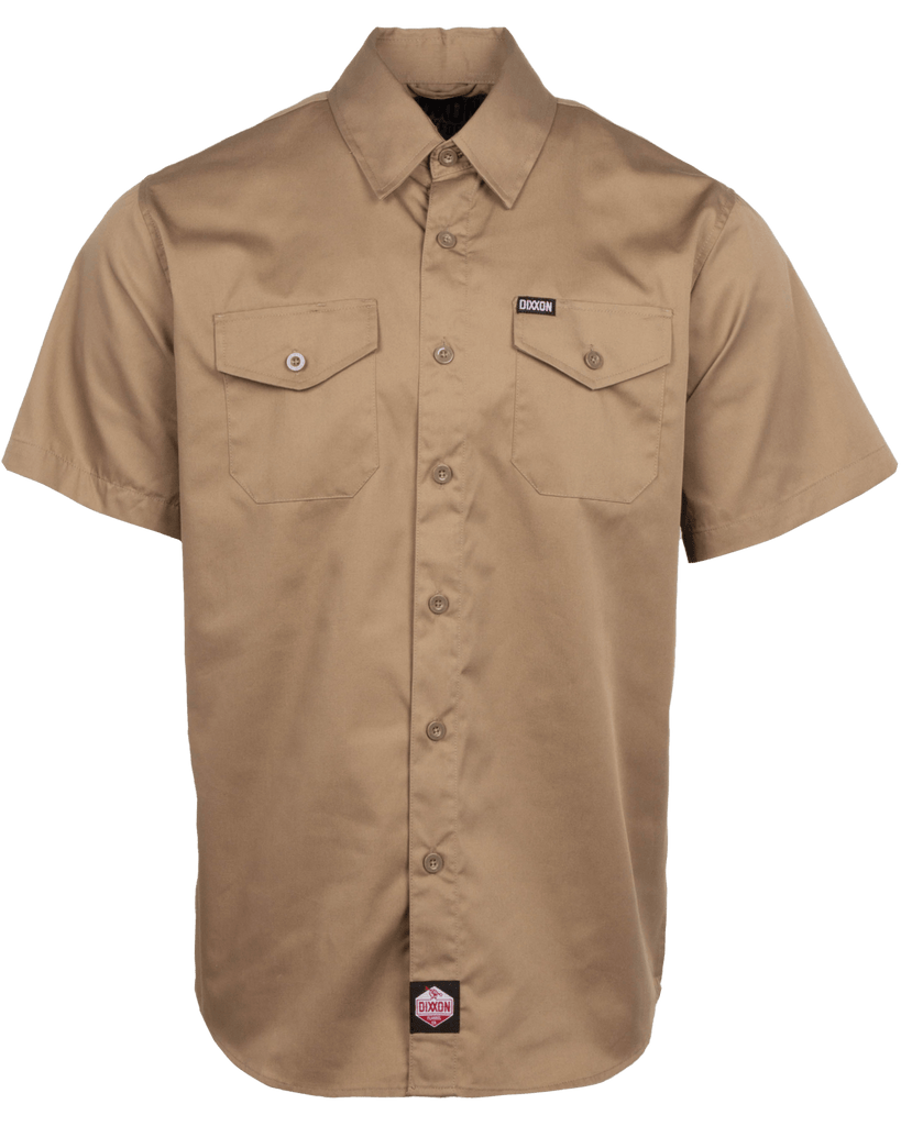 WorkForce Short Sleeve Work Shirt - Khaki - Dixxon Flannel Co.