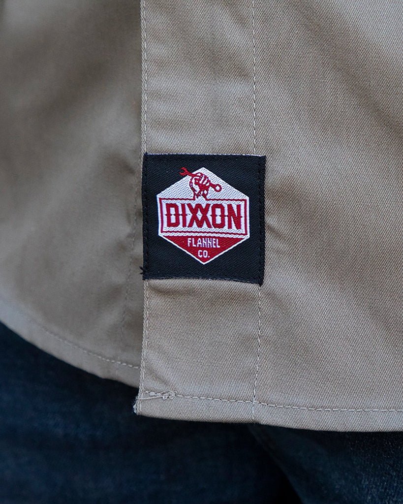 WorkForce Short Sleeve Work Shirt - Khaki | Dixxon Flannel Co.