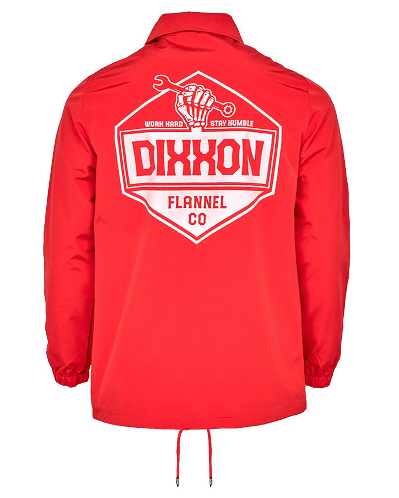 Working Class Coaches Jacket - Red - Dixxon Flannel Co.
