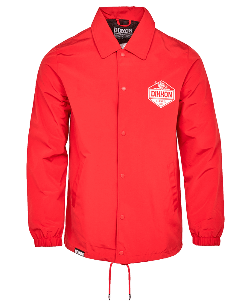 Working Class Coaches Jacket - Red - Dixxon Flannel Co.