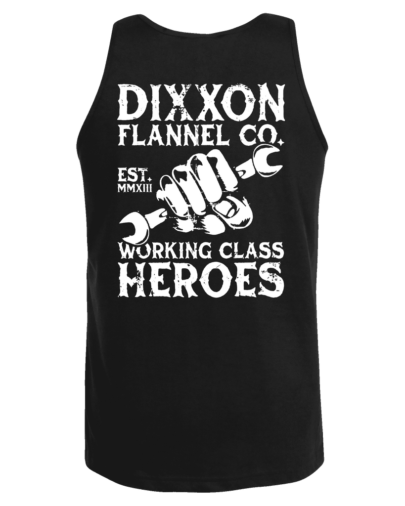 Working Class Fist Tank - Black & White - Dixxon Flannel Co.