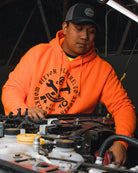 Working Class Heroes Hi-Vis Pullover Hoodie - Orange - Dixxon Flannel Co.