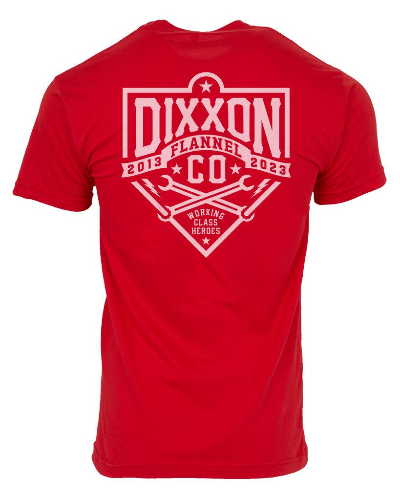 Working Class Heroes T-Shirt - Red - Dixxon Flannel Co.