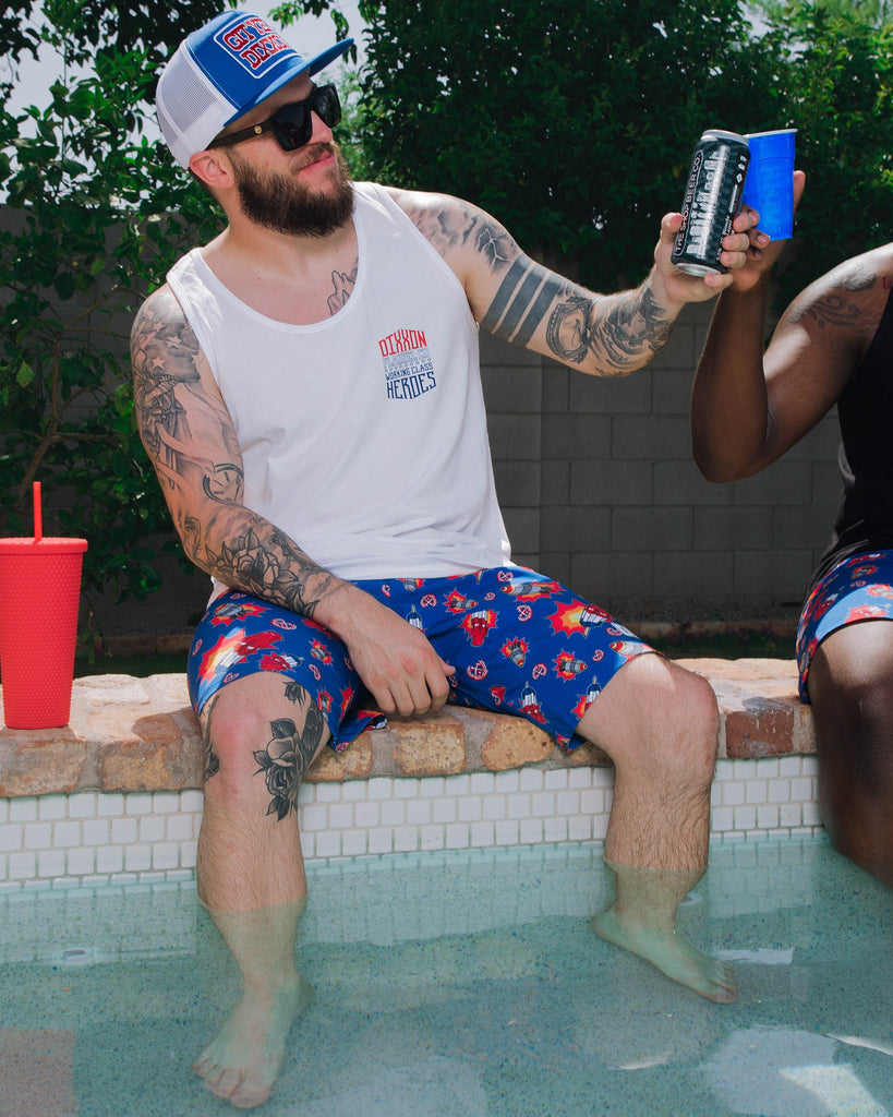 Working Class Heroes Tank - Red, White, & Blue - Dixxon Flannel Co.