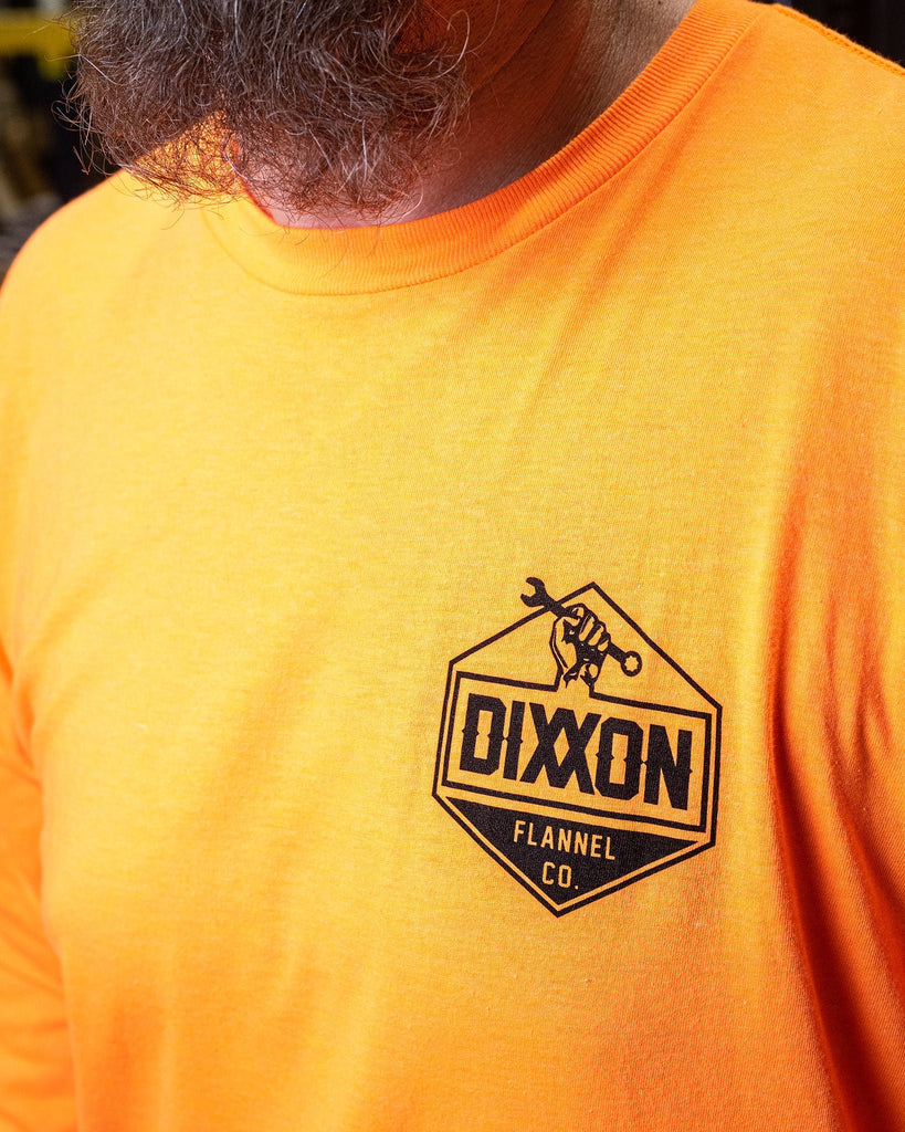Working Class Hi Vis Long Sleeve T-Shirt - Orange - Dixxon Flannel Co.