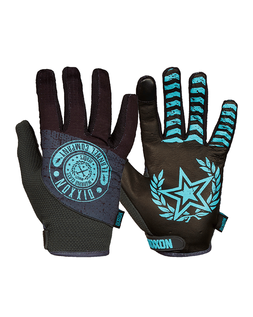 Working Class Moto Gloves - Black & Tiffany - Dixxon Flannel Co.