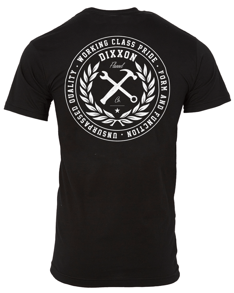 Working Class Pride T-Shirt - Black & White - Dixxon Flannel Co.