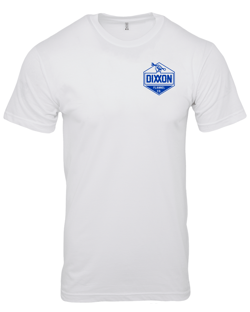 Working Class T-Shirt - White & Navy - Dixxon Flannel Co.