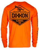 Working Class UV Long Sleeve T-Shirt - Orange - Dixxon Flannel Co.