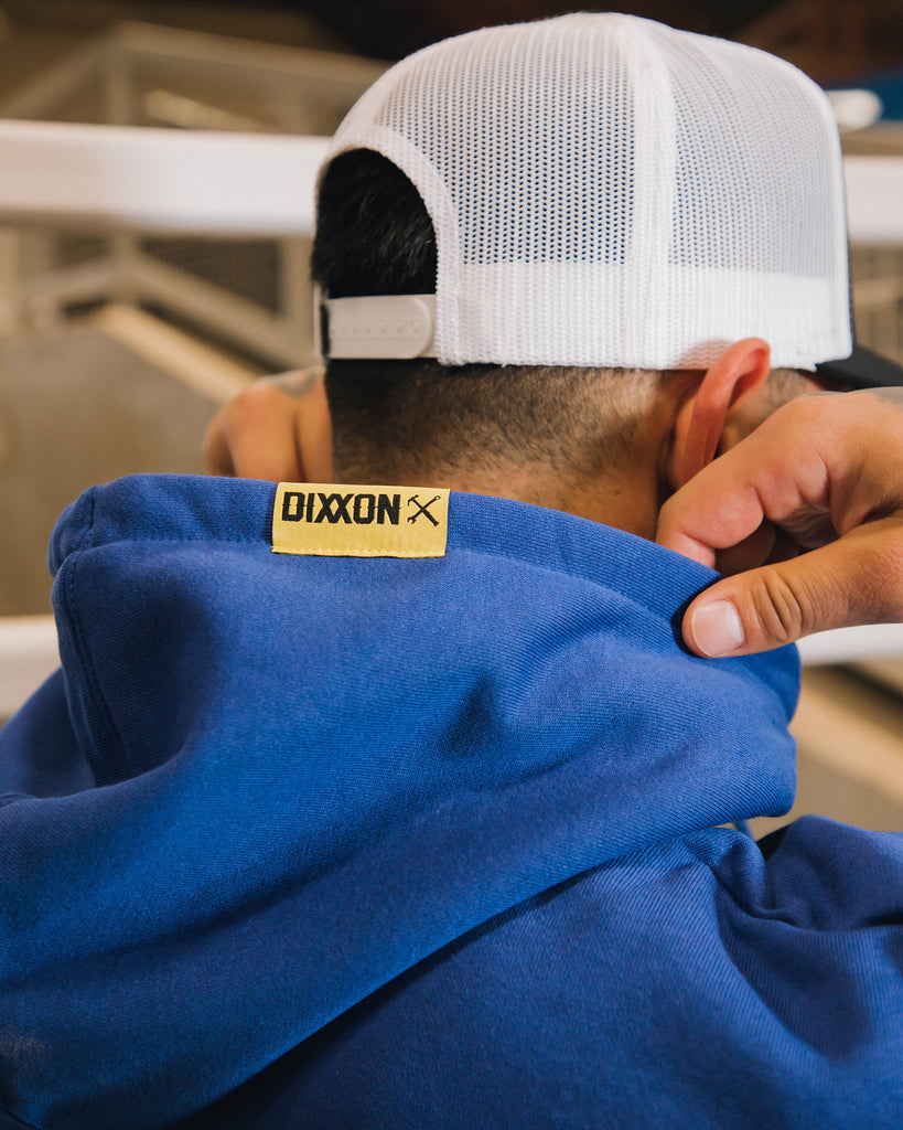 Yellow Weld Pullover Hoodie - Blue - Dixxon Flannel Co.