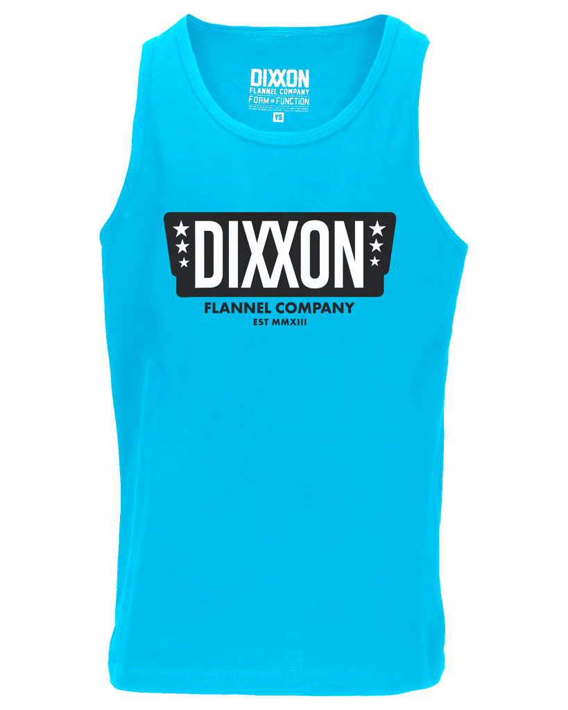 Youth Badge Tank - Blue - Dixxon Flannel Co.