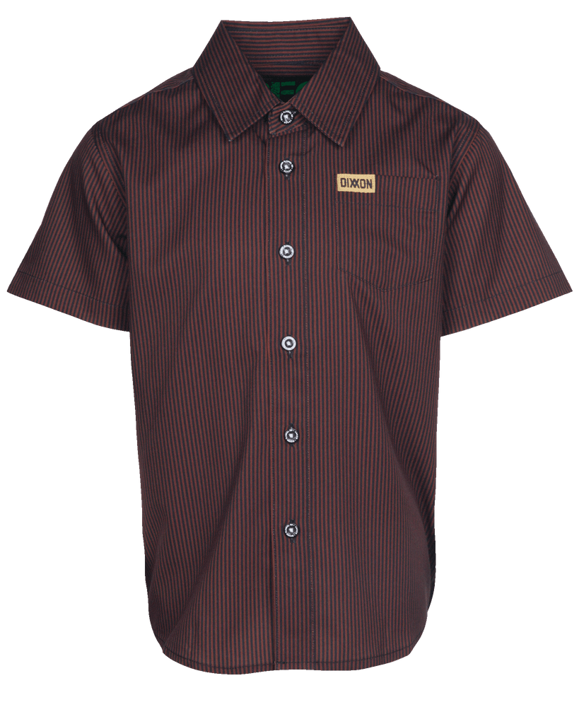 Youth Benny Short Sleeve - Brown - Dixxon Flannel Co.